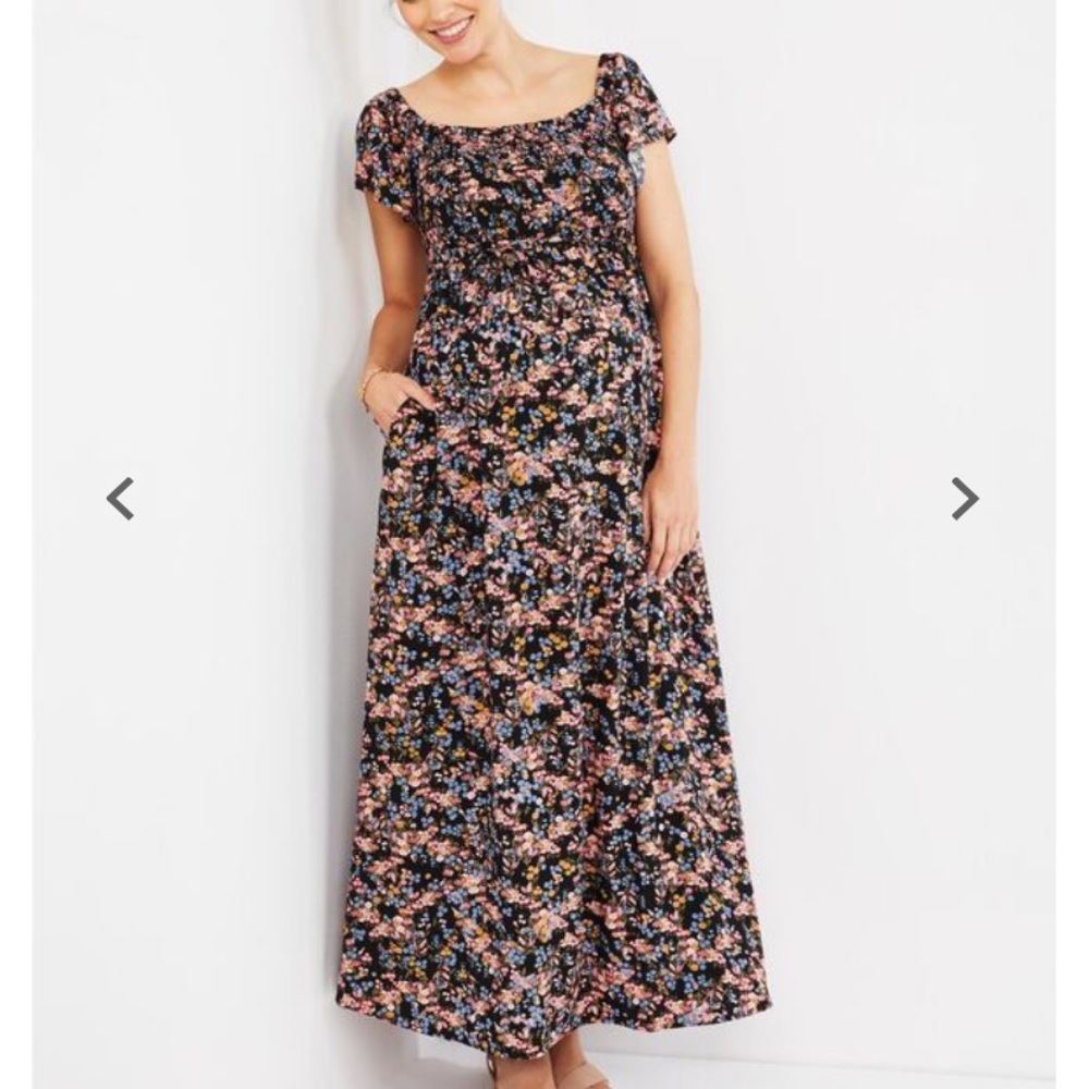 Mother Hood Maternity Maxi Dress